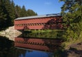 Sachs Covered Bridge Gettysburg Pennsylvania Royalty Free Stock Photo