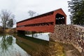 Sachs Covered Bridge in Gettysburg, Pennsylvania on a Moody Day