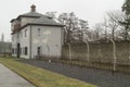 SACHSENHAUSEN, GERMANY, DECEMBER 9, 2009: The Entrance to KZ Sachsenhausen Concentration Camp as seen from inside. Royalty Free Stock Photo