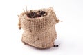 Sack of peppercorns Royalty Free Stock Photo