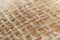 Sackcloth background texture. Macro photography of sackcloth stucture Royalty Free Stock Photo