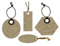 Sackcloth tags