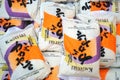 Sacks of Japanese rice at a Japanese grocery store in New Jersey