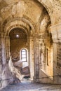 Interior Sacra of Saint Michael, Piedmont, Turin, Italy. Royalty Free Stock Photo