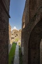 Italian monastery Sacra of St. Michel Pedmont Royalty Free Stock Photo