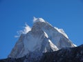 Sacral Himalayas. Shivling peak Royalty Free Stock Photo