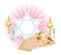 Sacral meal on Pesakh ( Passover) Royalty Free Stock Photo