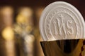 Eucharist, sacrament of communion background Royalty Free Stock Photo