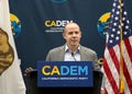 Rusty Hicks speaking at the CADEM Endorsing Convention in Sacramento, CA