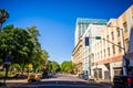 Sacramento california city skyline and street views