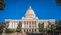 Sacramento california city skyline and street views