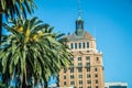 Sacramento california cityscape skyline on sunny day