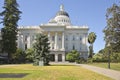 Sacramento state capitol and park California. Royalty Free Stock Photo