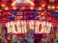 Sacramento State Fair Merry Go round At Night Royalty Free Stock Photo