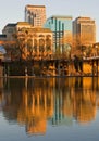 Sacramento at sunset Royalty Free Stock Photo