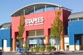 SACRAMENTO, USA - SEPTEMBER 23: Staples store on September 23, Royalty Free Stock Photo