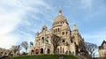 Sacre-Coeur atop the Butte Montmartre in Paris