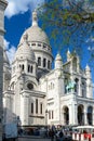 Sacre Coeur Basilica is a Roman Catholic church at the top of Montmartre, making it one of the most visible monuments in Paris