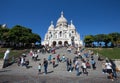 Sacre-Coeur Basilique in Montmartre Paris, France. Royalty Free Stock Photo