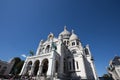 Sacre-Coeur Basilique in Montmartre Paris, France. Royalty Free Stock Photo