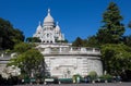 Sacre-Coeur Basilique in Montmartre Paris, France. Royalty Free Stock Photo