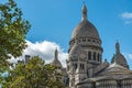 Sacre Coeur Basilique on Montmartre, Paris, France Royalty Free Stock Photo