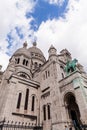 Sacre Coeur, Famous Church Tourism Landmark in Paris France