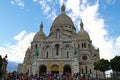 Sacre-Coeur in Montmartre, Paris Royalty Free Stock Photo