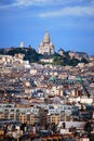 The Sacre Coeur Royalty Free Stock Photo