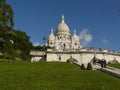Sacre Coeur basilica on Montmarte Paris Royalty Free Stock Photo