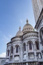 Non-traditional view of Sacre-Couer Royalty Free Stock Photo