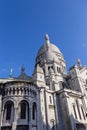 Non-traditional view of Sacre-Couer Royalty Free Stock Photo