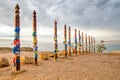 Sacread buryat place on Olkhon island, lake Baikal, Russia