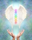 Sacred Angel Chakra Healing Royalty Free Stock Photo