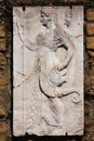 The Sacred Area. Reliefs. Herculaneum. Naples. Italy Royalty Free Stock Photo