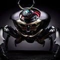 Sacred beattle as a robot created by AI Royalty Free Stock Photo