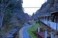 Sacred bridge in in Kongobu-ji area, a historical Buddhist temple complex at Koyasan, Koya, Ito