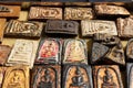 Sacred buddhist clay objects