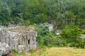 Sacred Cenote. Chichen Itza archaeological site. Ancient maya civilization. Travel photo or wallpaper. Yucatan. Royalty Free Stock Photo