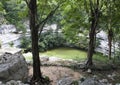 Sacred Cenote, Chichen Itza Royalty Free Stock Photo