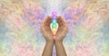 Sacred Chakras Healing Banner Concept Royalty Free Stock Photo