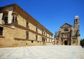 El Salvador church and Parador, Ubeda, Spain. Royalty Free Stock Photo