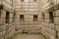 Sacred doorway the lost city of Machu Picchu, Peru Royalty Free Stock Photo