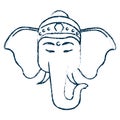 Sacred elephant india