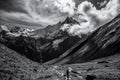 The Sacred Fishtail Mountian (Machhapuchre), in Annapurna Range, Nepal Royalty Free Stock Photo