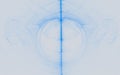 Sacred futuristic object. beautiful abstract smooth geometrical neon glowing alien pattern
