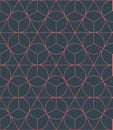 Sacred Geometry Complexity Structure Outline Seamless Pattern Vector Abstraction Royalty Free Stock Photo