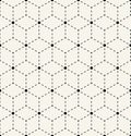 Sacred geometry grid graphic deco hexagon dashed pattern
