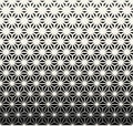 sacred geometry halftone triangle graphic pattern