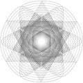 Sacred geometry signs. Set of symbols and elements. Alchemy, religion, philosophy Royalty Free Stock Photo